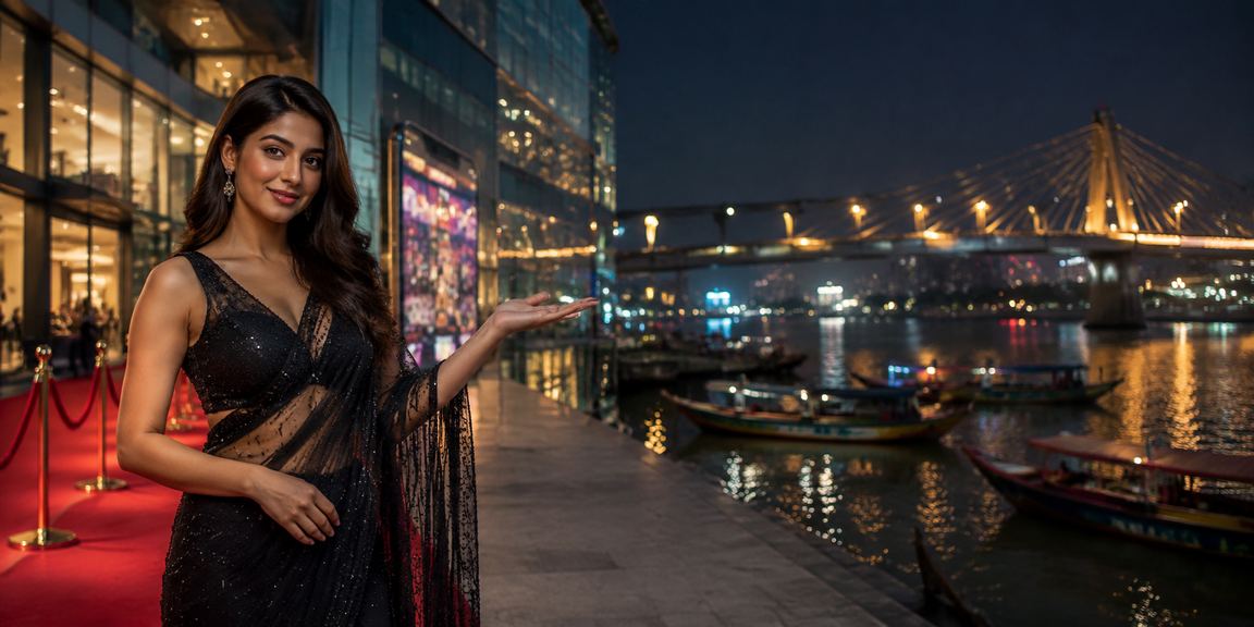 Bangladeshi model participating in the eg333 mobile casino promotion in Mymensingh