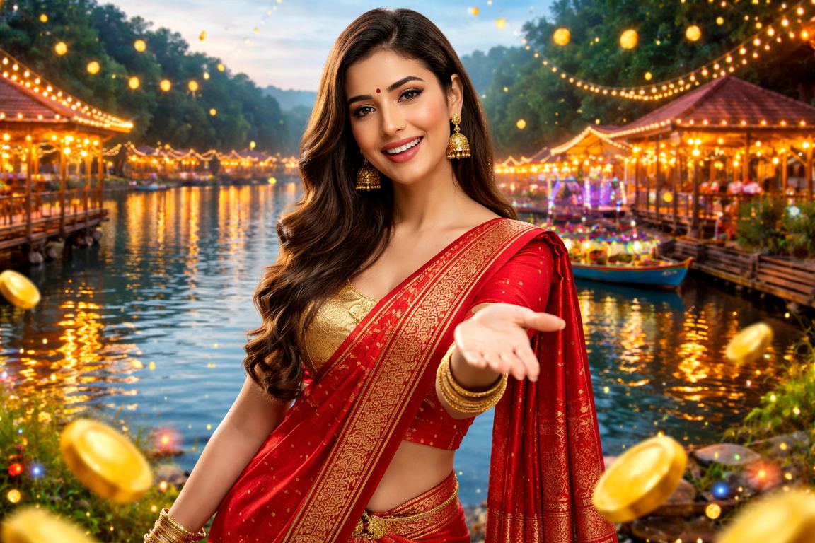 A Bangladeshi model joins eg333's cricket betting promotion in Rangamati
